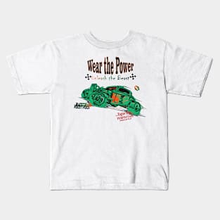 Race Track Wear the Power Unleash Your Car Monster Car Kids T-Shirt